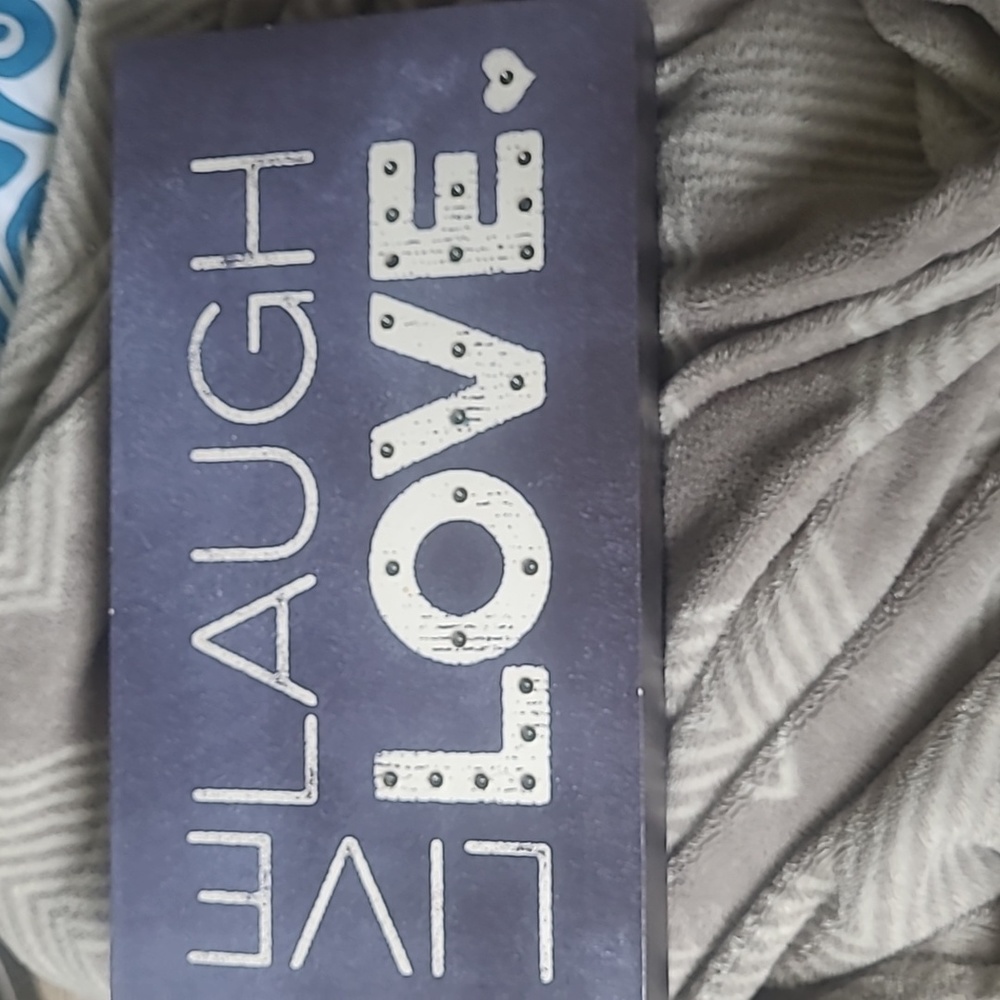 Hanging light up sign